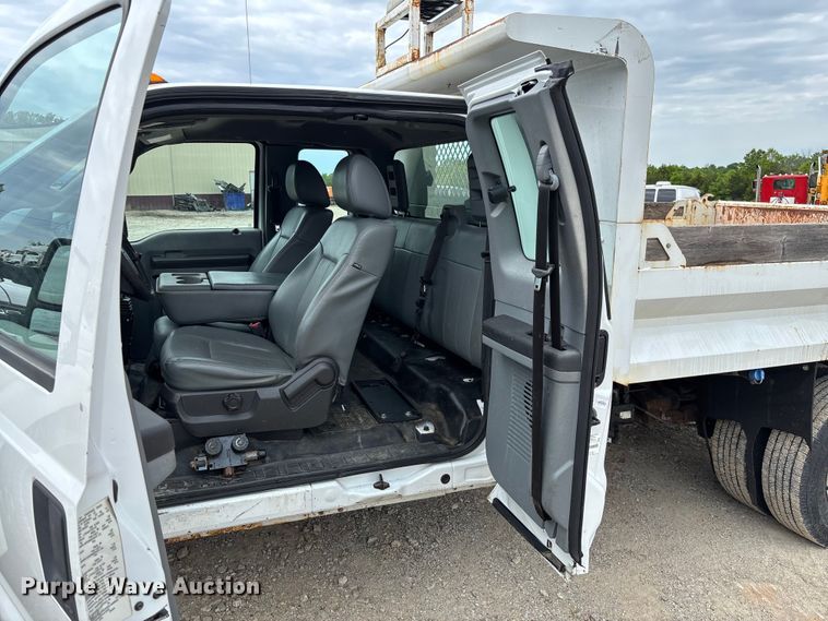 image for item FC5706 2015 Ford F350 Super Duty XL Ext. Cab dump bed pickup truck