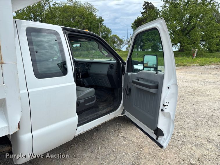 image for item FC5706 2015 Ford F350 Super Duty XL Ext. Cab dump bed pickup truck