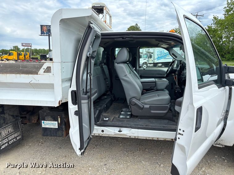 image for item FC5706 2015 Ford F350 Super Duty XL Ext. Cab dump bed pickup truck
