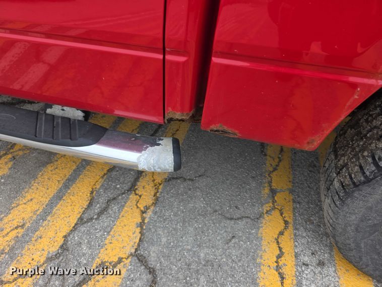 image for item FH6092 2008 Ford F150 Crew Cab flatbed pickup truck