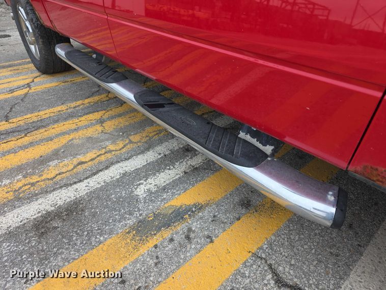 image for item FH6092 2008 Ford F150 Crew Cab flatbed pickup truck