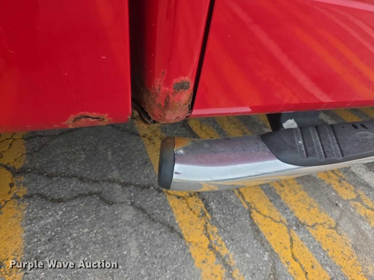 image for item FH6092 2008 Ford F150 Crew Cab flatbed pickup truck