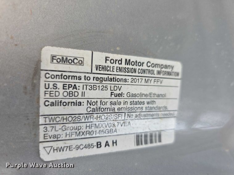 image for item FH6094 2017 Ford Taurus Police Interceptor 