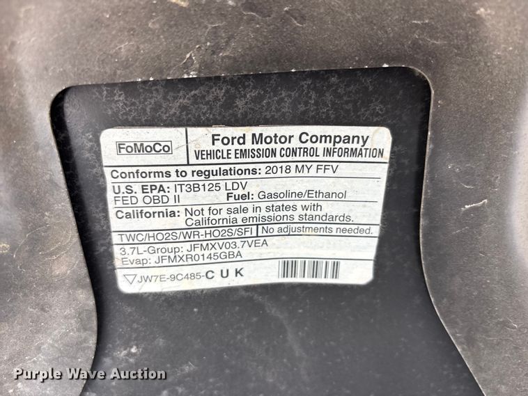 image for item FH6095 2018 Ford Taurus Police Interceptor 
