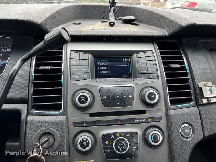 image for item FH6097 2018 Ford Taurus Police Interceptor 