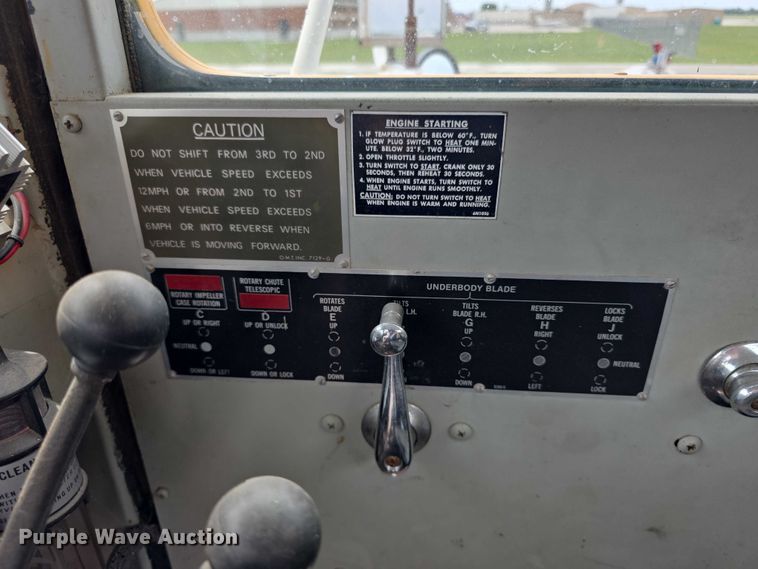 image for item FH6102 1982 Oshkosh  WT2206 snow blower truck
