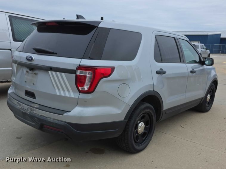 image for item FH6110 2018 Ford Explorer Police Interceptor SUV