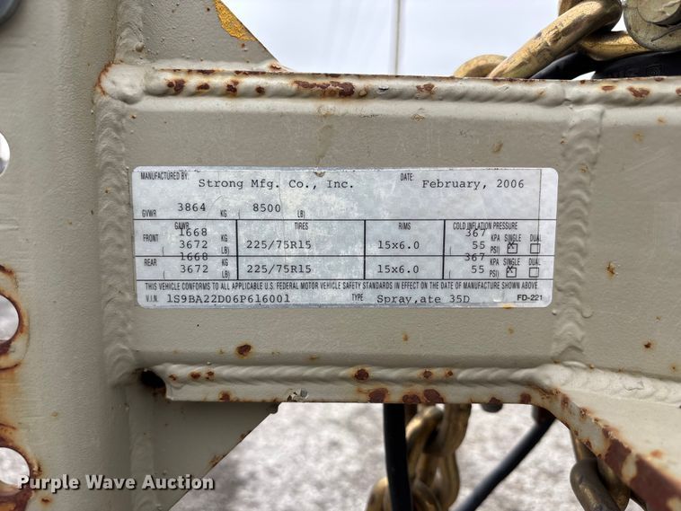 image for item FH7117 2006 Strong Manufacturing Spray Mate concrete mortar mixer