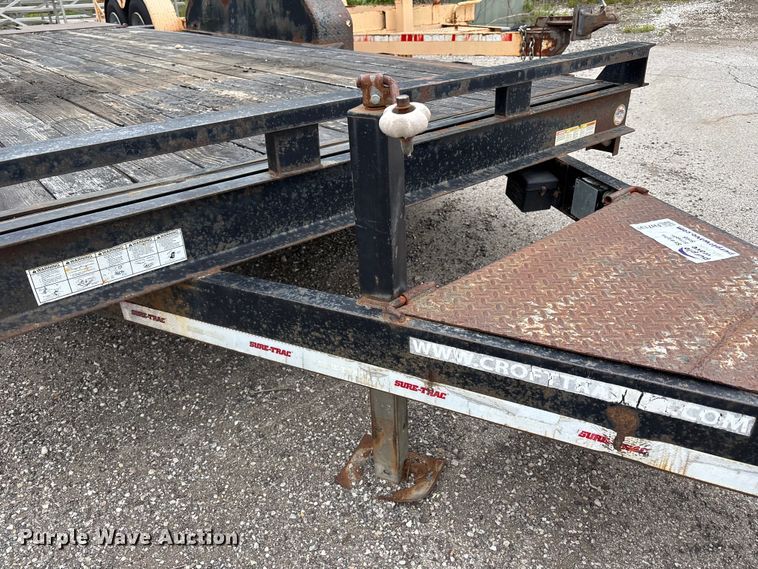image for item FH7131 2013 Sure-Trac tilt deck equipment trailer