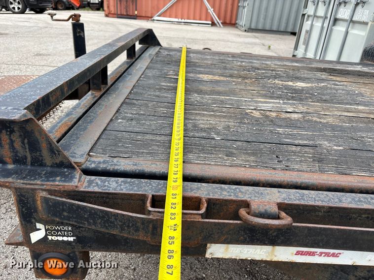 image for item FH7131 2013 Sure-Trac tilt deck equipment trailer