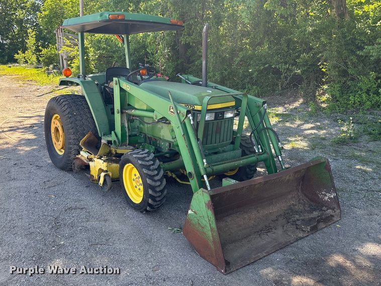 image for item FH7140 1990 John Deere 1070 MFWD tractor