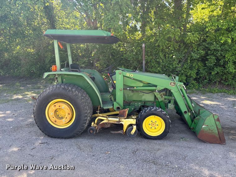 image for item FH7140 1990 John Deere 1070 MFWD tractor