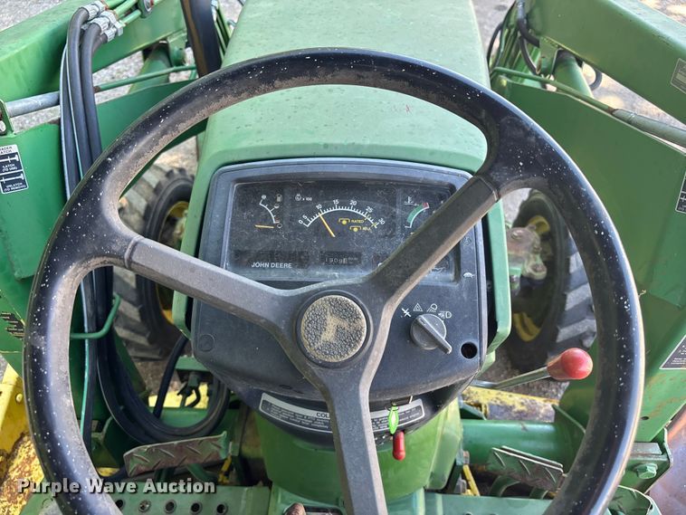 image for item FH7140 1990 John Deere 1070 MFWD tractor
