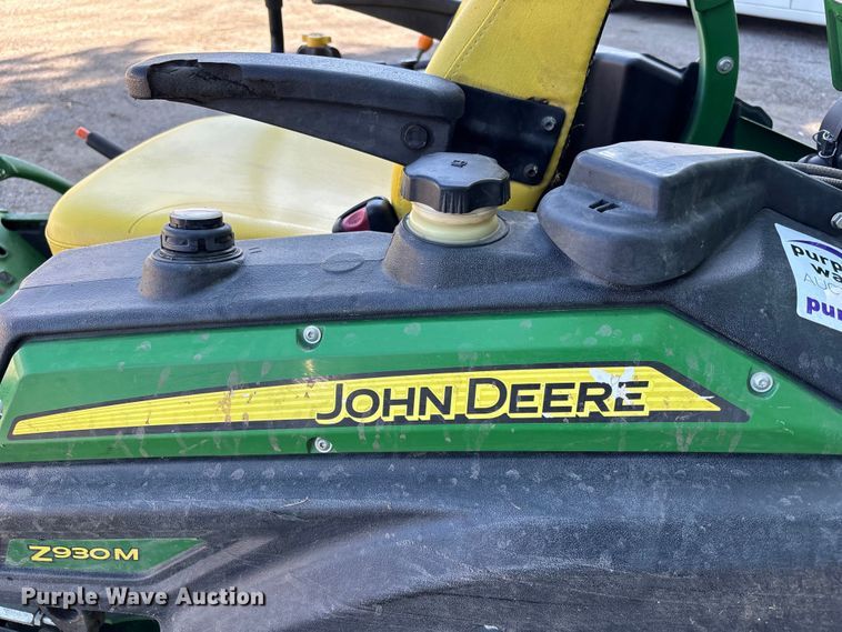 image for item FH7141 2017 John Deere Z930M ZTR lawn mower