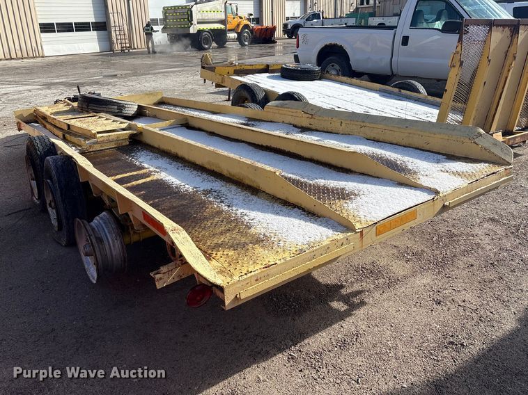 image for item FK1309 Shop built equipment trailer