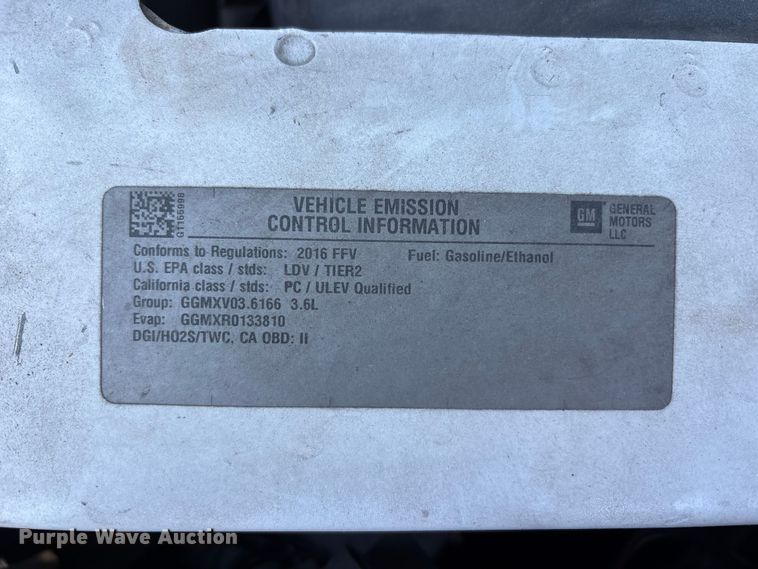 image for item FK1437 2016 Chevrolet Impala Limited Police Cruiser 