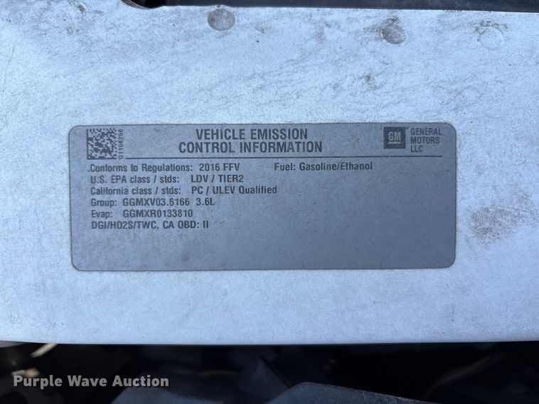 image for item FK1439 2016 Chevrolet Impala Limited Police Cruiser 