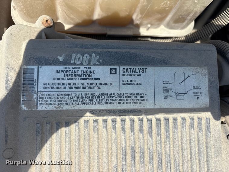 image for item FK1448 2005 Chevrolet Silverado 2500HD pickup truck