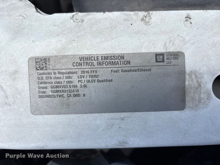 image for item FK1451 2016 Chevrolet Impala Limited Police Cruiser 