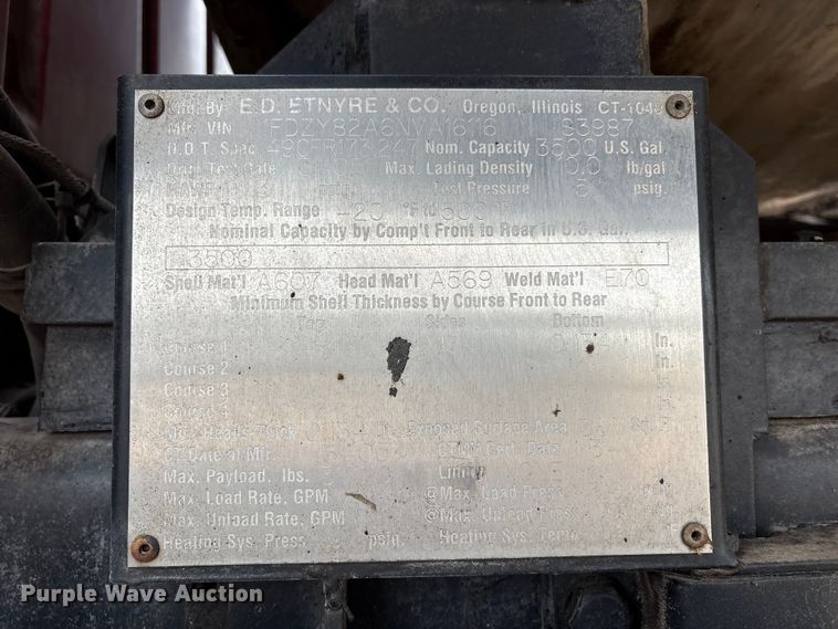 image for item FK1470 1992 Ford L8000 oil distributor truck