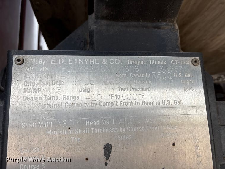 image for item FK1470 1992 Ford L8000 oil distributor truck