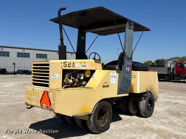 image for item FK1473 1995 Bomag BW11R pneumatic roller