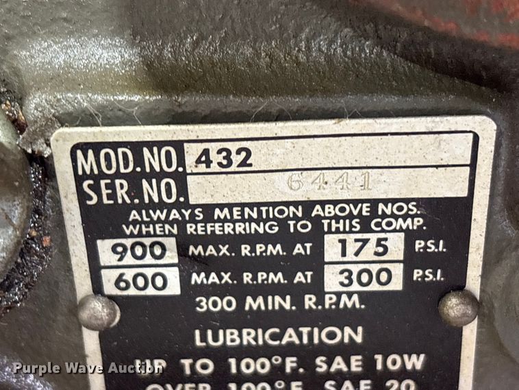 image for item FK1481 DeVILBISS air compressor