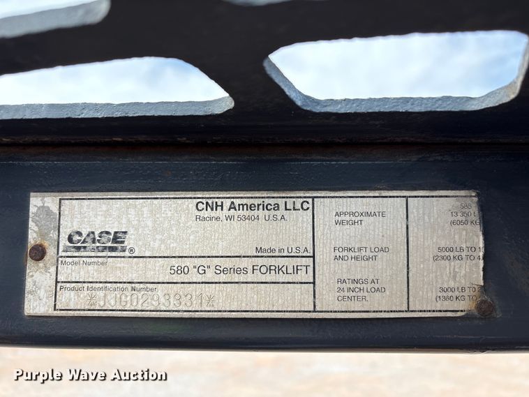 image for item FK2606 2005 Case 586G forklift