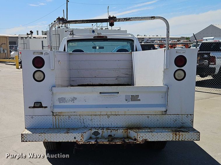 image for item FN5619 1997 Ford F250 utility bed pickup truck
