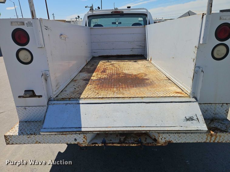 image for item FN5619 1997 Ford F250 utility bed pickup truck