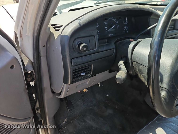 image for item FN5619 1997 Ford F250 utility bed pickup truck