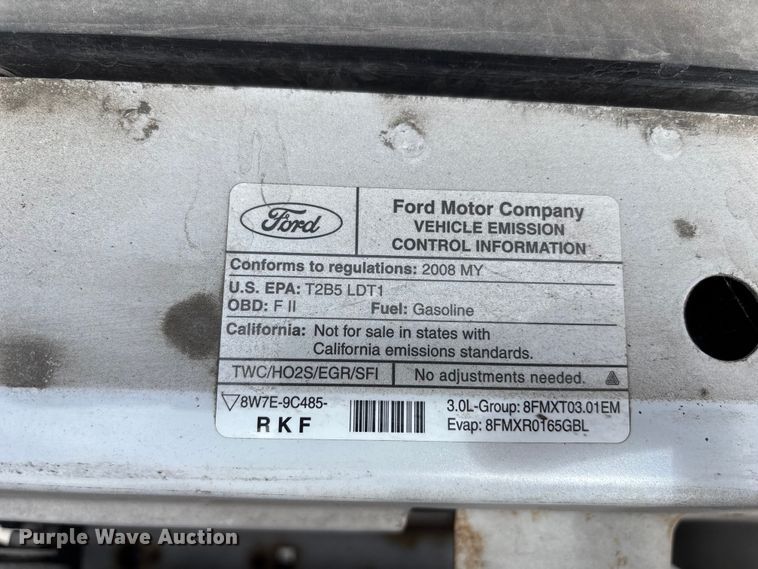 image for item FN5628 2008 Ford Ranger pickup truck