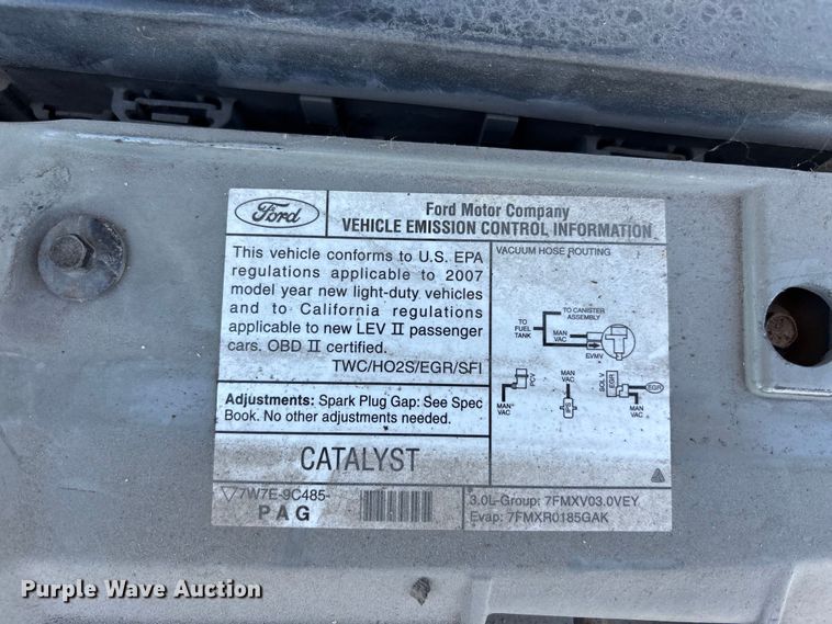 image for item FN5654 2007 Ford Taurus SE 