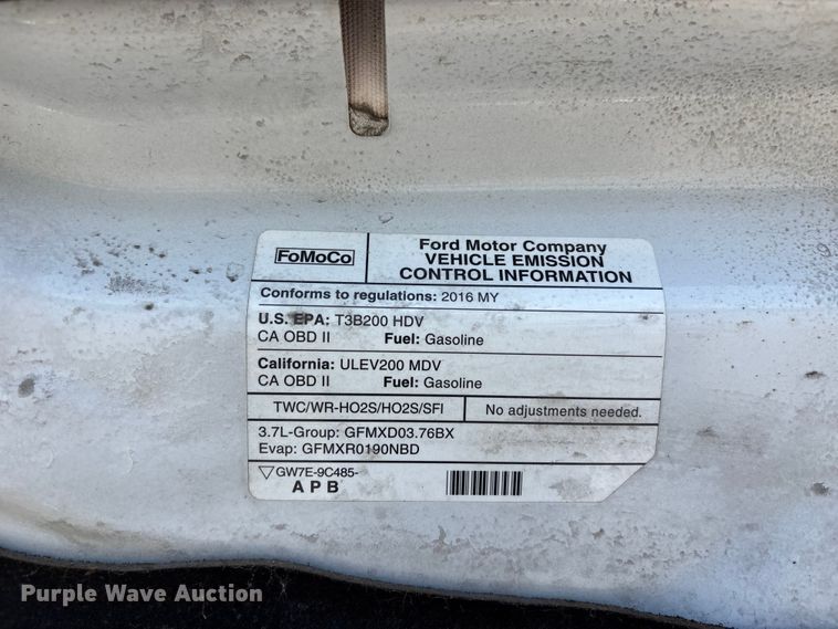 image for item FN5655 2016 Ford Transit 350 van
