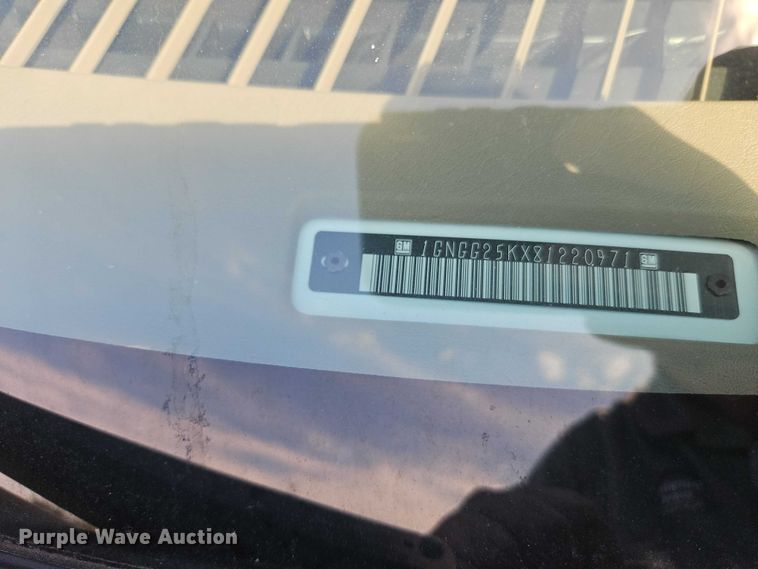 image for item FN5658 2008 Chevrolet Express 2500 van