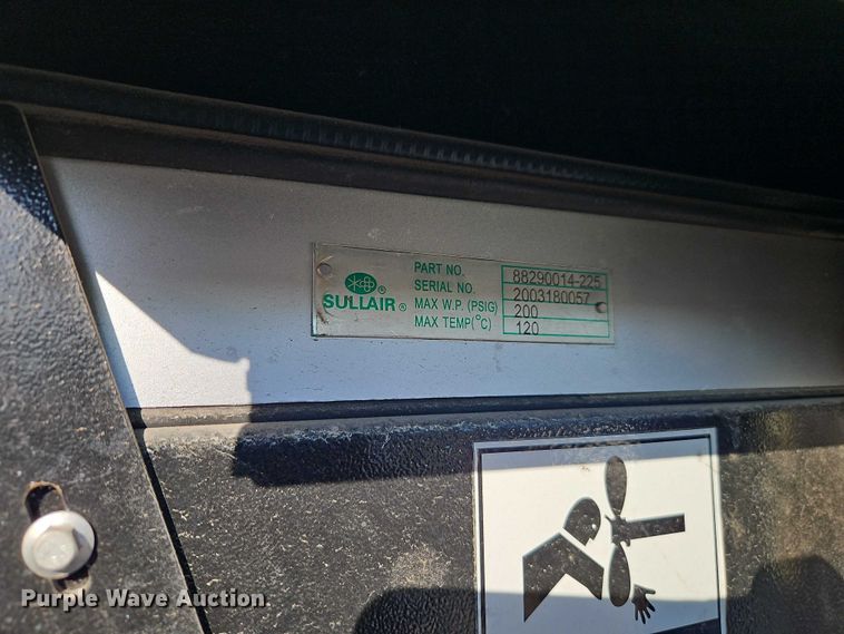 image for item FN5661 (2) Sullair ST1109AC air compressors
