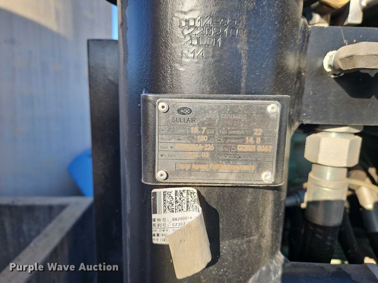 image for item FN5661 (2) Sullair ST1109AC air compressors