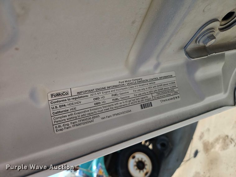 image for item FN5671 2015 Ford F550 Super Duty utility / service truck