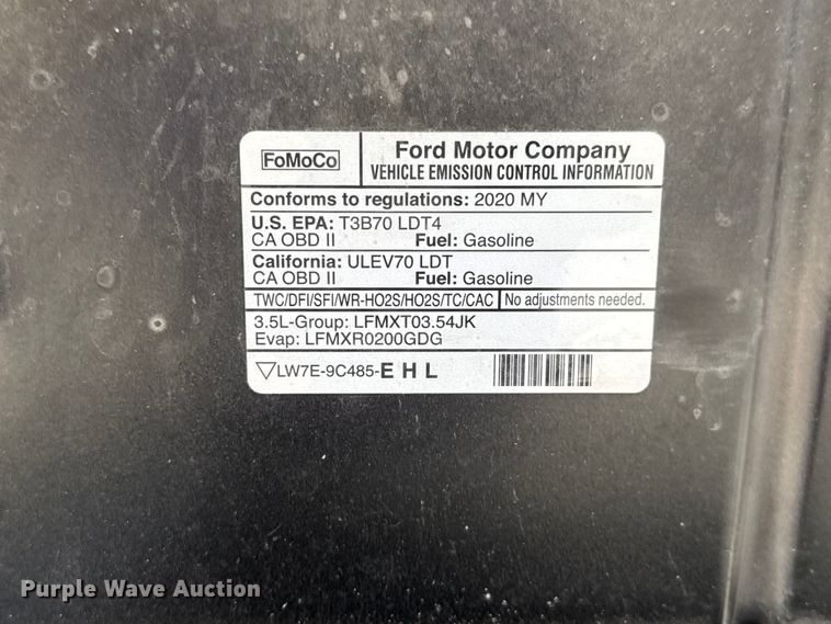 image for item MX9264 2020 Ford F150 Police Responder  Crew Cab pickup truck
