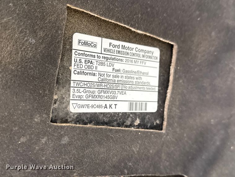 image for item MX9267 2016 Ford Taurus SEL 