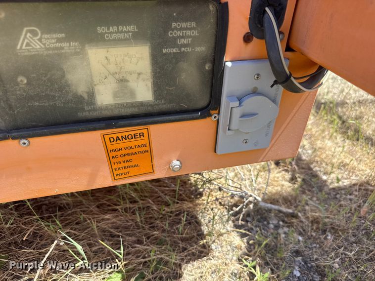 image for item MX9271 2007 Precision Solar Controls radar trailer