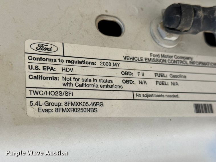 image for item MX9273 2008 Ford F250 Super Duty Ext. Cab pickup truck