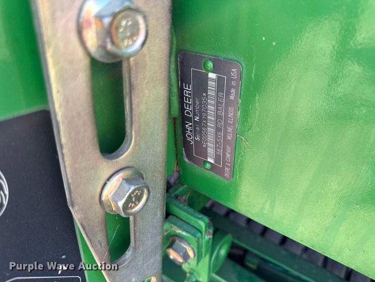 image for item DZ4474 John Deere 567 round baler