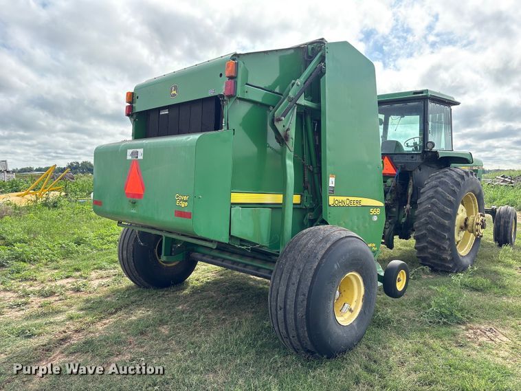 image for item EA7286 2010 John Deere 568 Mega Wide Plus round baler
