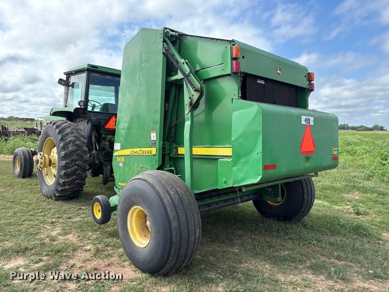 image for item EA7286 2010 John Deere 568 Mega Wide Plus round baler