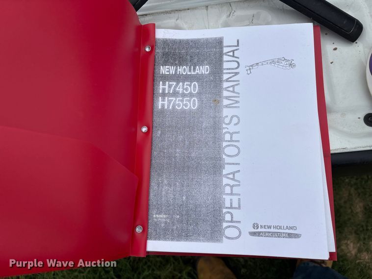 image for item EA7292 New Holland H7450 swather / windrower