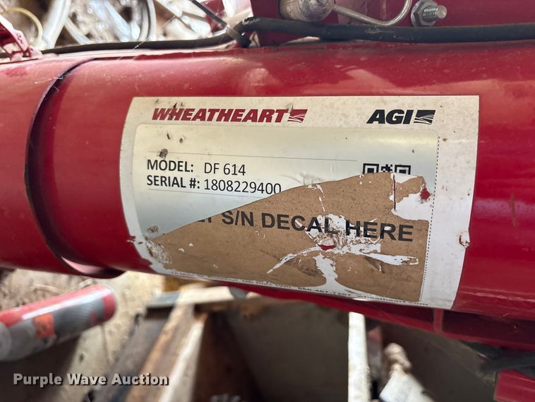 image for item ES8985 Wheatheart DF614 tailgate mounted grain auger