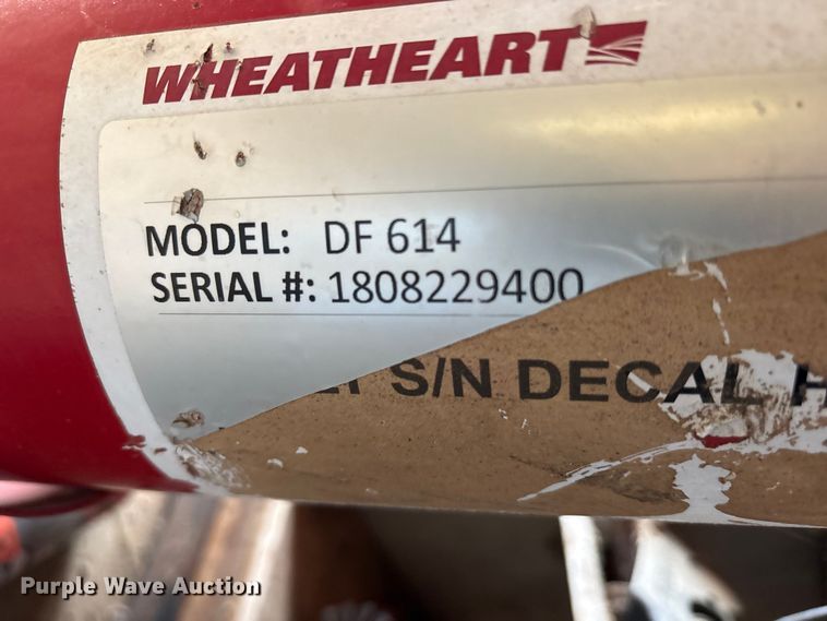image for item ES8985 Wheatheart DF614 tailgate mounted grain auger