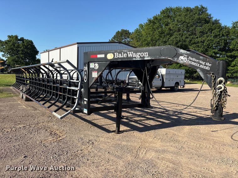image for item ET2078 Industrias America 20X4 hay bale trailer