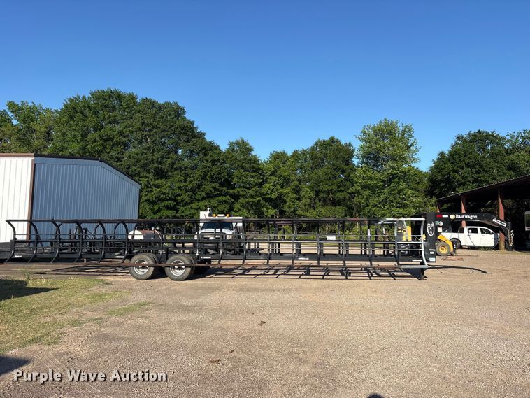 image for item ET2078 Industrias America 20X4 hay bale trailer